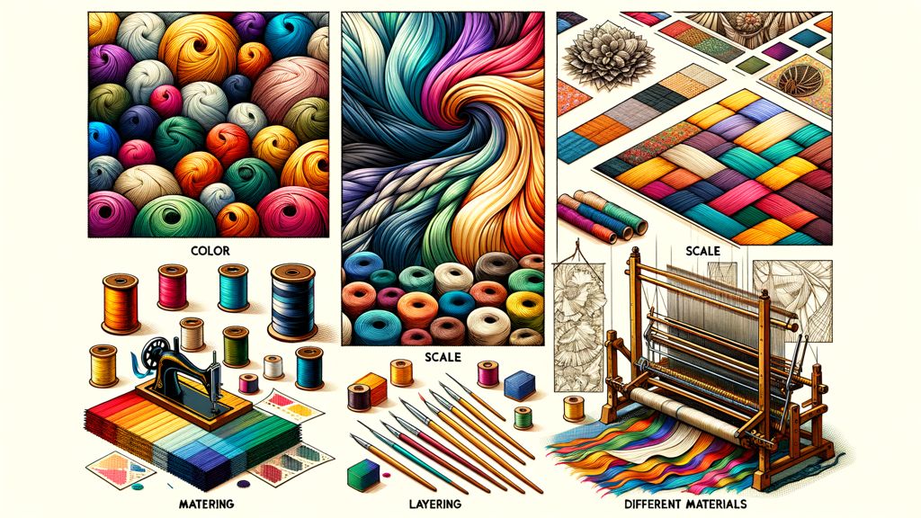 Color, scale, layering, materials, and production realities