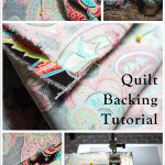 Quilt Backing Tutorial